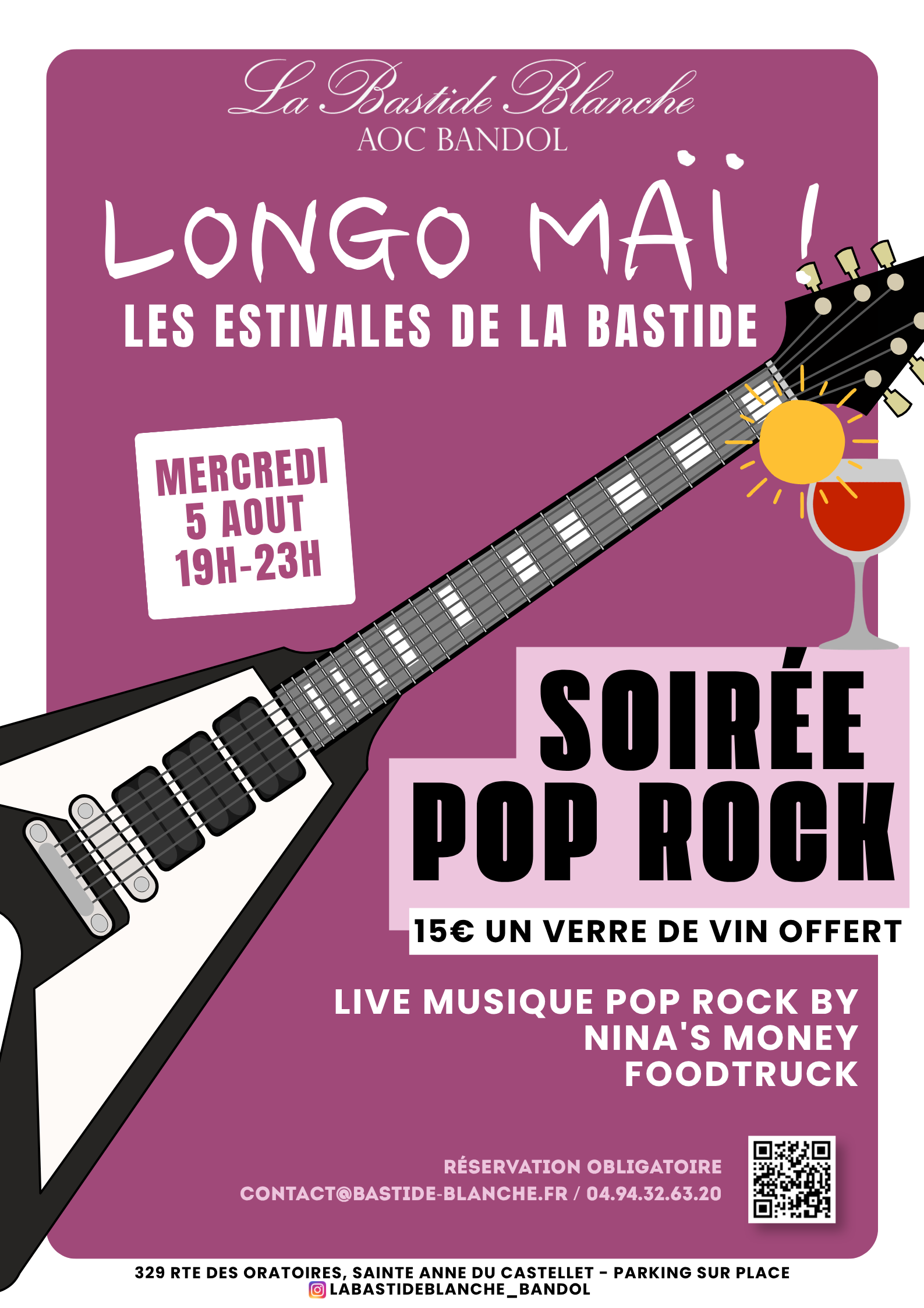 Soirée Pop Rock Longo Maï