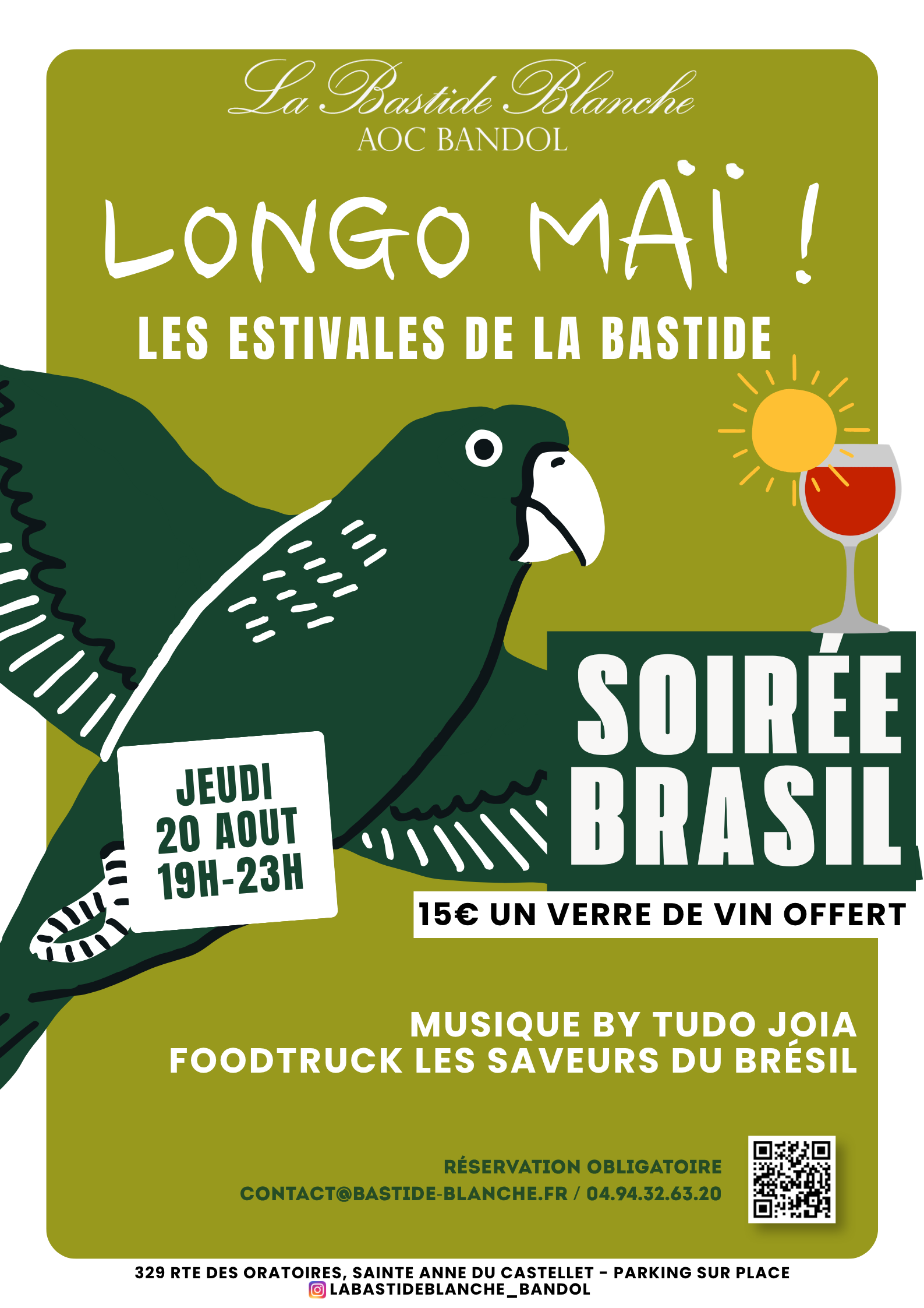 Soirée Brasil Longo Maï