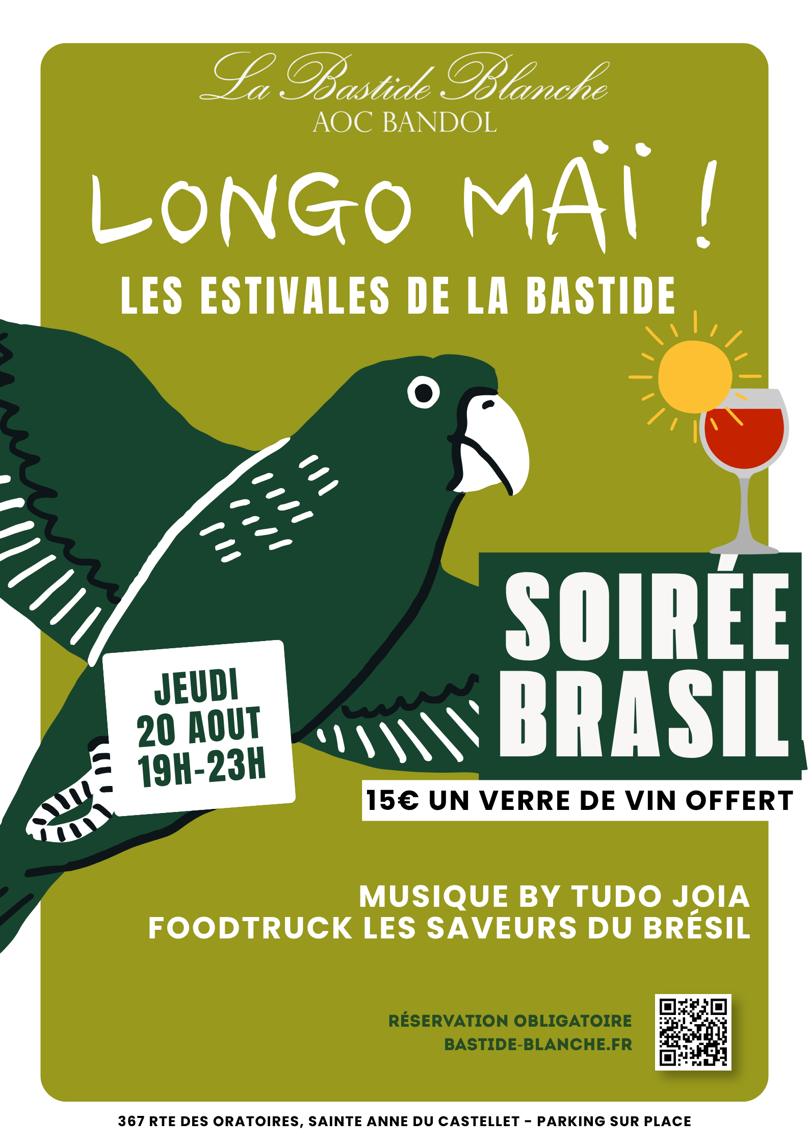 Soirée Brasil Longo Maï